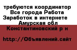 требуются координатор - Все города Работа » Заработок в интернете   . Амурская обл.,Константиновский р-н